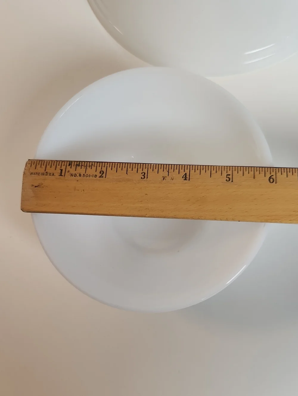 Vintage Federal Glass Milk Glass Mixing Bowl Set
